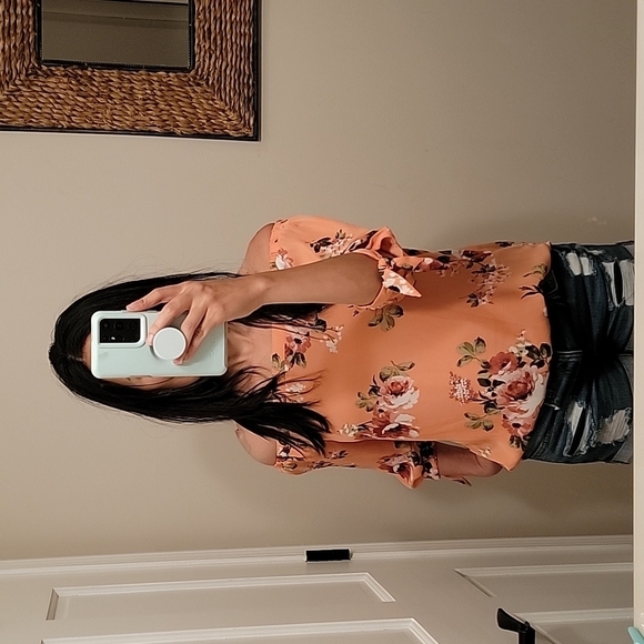 My Michelle Tops - Off The Shoulder Blouse